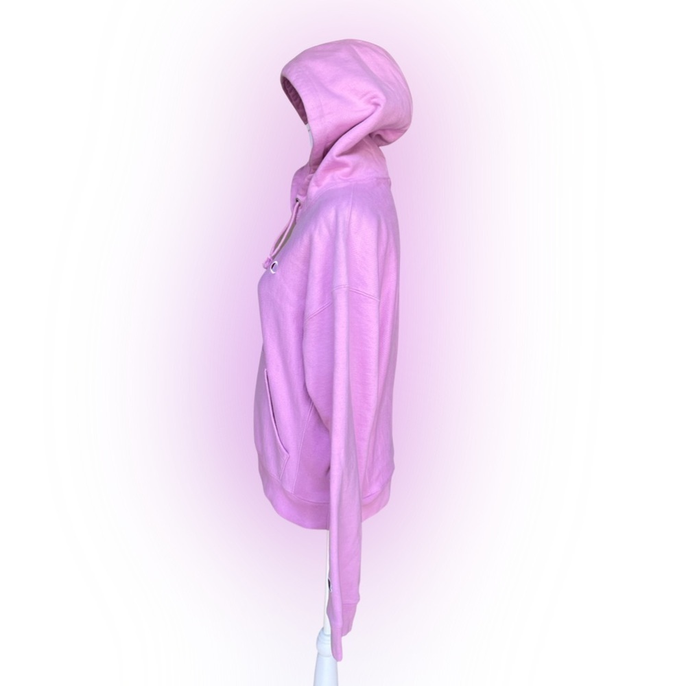Vintage Champion Reverse Weave Hoodie Sweatshirt Size Medium Bubble Gum Pink - Picture 2 of 7